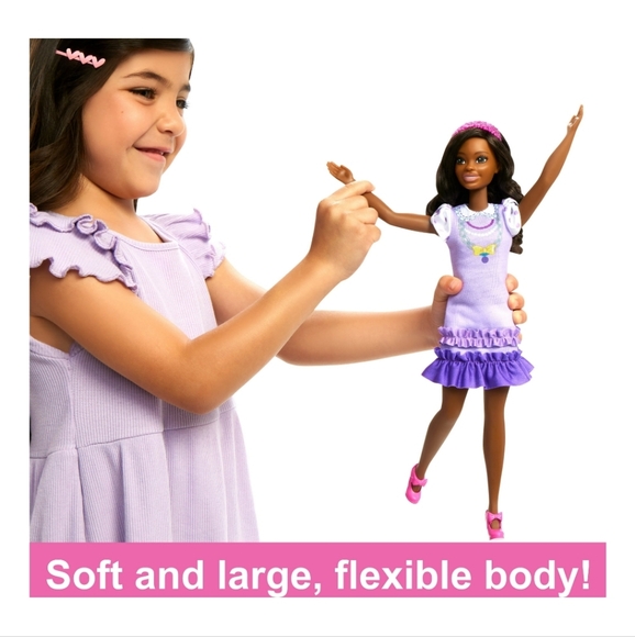 : My First Barbie Doll for Preschoolers  african american Posable Doll AA 13.5" - Picture 4 of 11